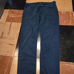 7 For All Mankind Mens slacks pants jeans size 36. Deep teal color NWOT